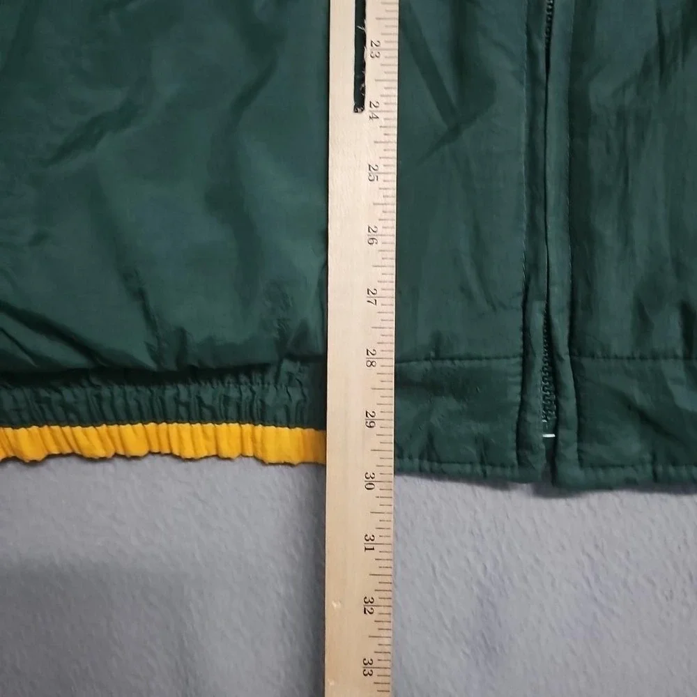 Vintage Green Bay Packers NFL Gameday Logo 7 Jacket (1990s) Hooded Men's XL Rare